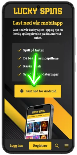 trykk på en nedlastings-apk
